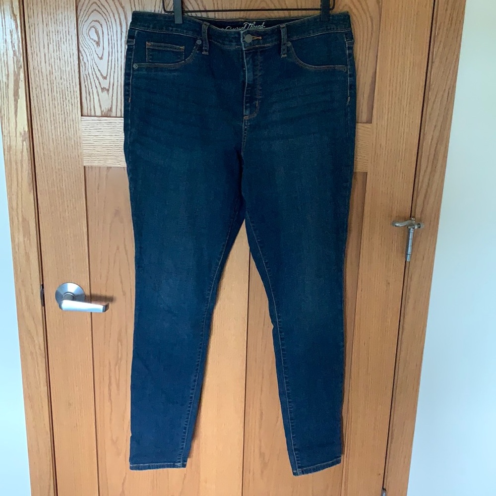 Universal Thread Size 16 Long Dark Wash High Rise Jegging